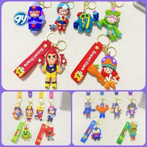 <span class=keywords><strong>Brawl</strong></span> <span class=keywords><strong>Stars</strong></span> Spike Llavero Juego Personaje Coche Llavero Bolsa Encanto Accesorio Regalo - Product Image 2
