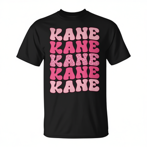 Kane T-shirt rétro vintage personnalisé au design original, noir, vêtements pour hommes - Product Image 2