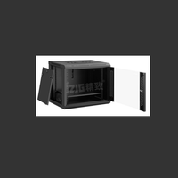 Armoire réseau murale 6U, rack de serveur de centre de données 19 pouces, matériau en acier laminé à froid