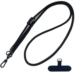Polyester Lanyard Crossbody Neck Wrist Accessories Universal Patch Tether Cell Phone Case Lanyard