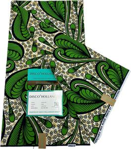 Tela de Algodón Artesanal con Estampado de Puntos de Colores, 6 Yardas, Textil Exclusivo Ankara con Estampado de Cera para Disfraces de Fiestas Nómadas de África Occidental - Product Image 4