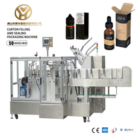 Machine d'emballage et de cartonnage entièrement automatique à grande vitesse pour boîtes en papier, boissons, aliments et cosmétiques YH