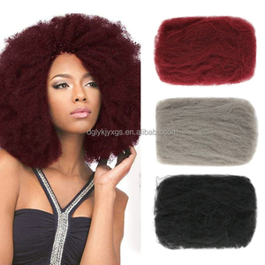 Cheveux afro crépus en vrac <span class=keywords><strong>pour</strong></span> <span class=keywords><strong>dreadlocks</strong></span> et tresses, accessoires, cheveux afro crépus en vrac <span class=keywords><strong>pour</strong></span> tressage, cheveux synthétiques - Product Image 2