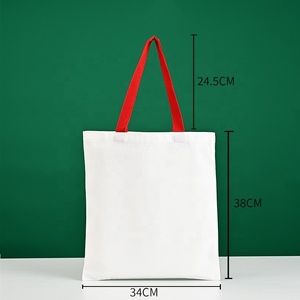 Sac fourre-tout en toile de coton léger et fin, sac de courses réutilisable vierge en gros pour cadeaux DIY, activités et promotions - Product Image 5