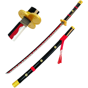 Ingrosso 104 cm cacciatrice di demoni giapponese Cosplay in legno spada Samurai a basso prezzo giocattolo spada - Product Image 6