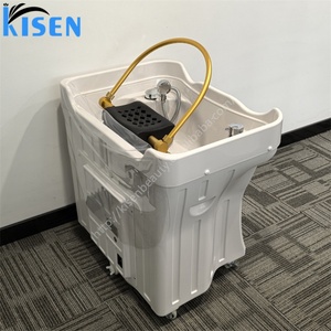 Lavacabezas Portátil Automático Kisen sin Plomería, Silla Móvil Comercial para Lavar el Cabello con Sistema de Agua y Lavabo para Champú - Product Image 6