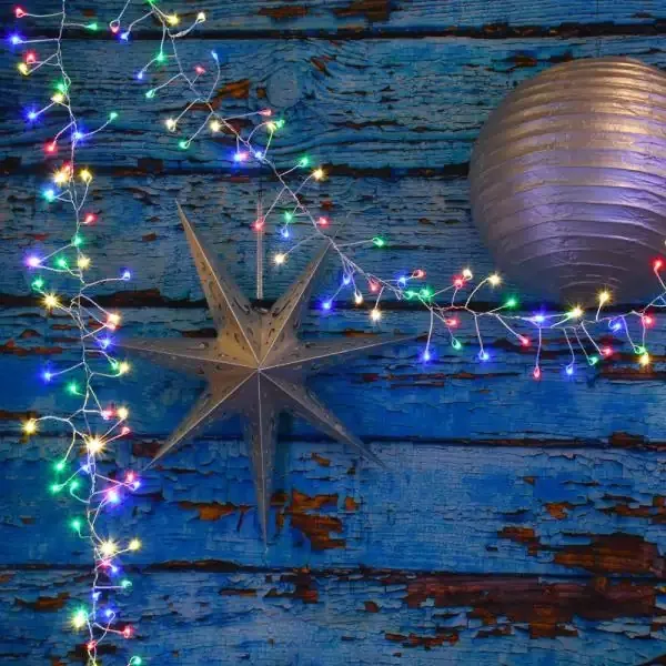 Holiday LED Copper Wre Firecracker cluster Lights