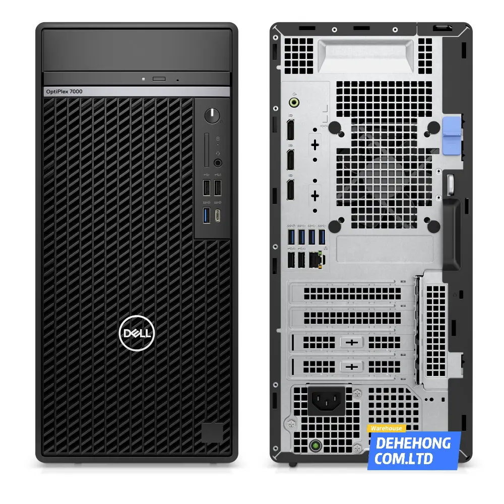 Dell mainbisnis komputer desktop kantor mainframe i7-12700/16G/2T + 256G/2G solo/27 inci monitor/keyboard dan mouse