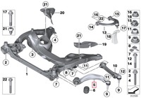Bras de suspension inférieur avant droit SHAKLON pour BMW, spécifications OE, résistant à la corrosion, suspension moulée avec rotule, pièces automobiles