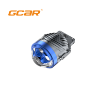 GCAR Phare antibrouillard triple laser F6 de 3 pouces à double faisceau, étanche IP67 avec support d'installation spécial, pièces de rétrofit universelles