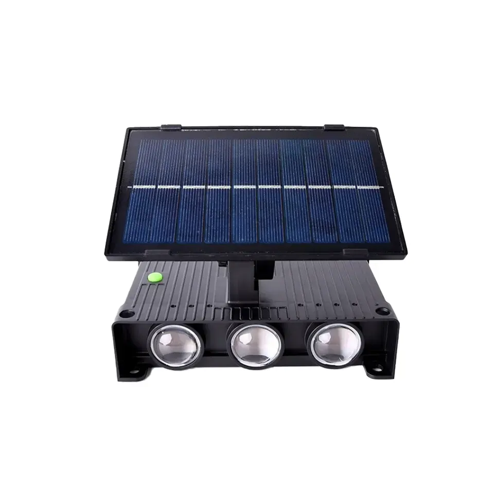 Hot Sale Waterproof IP65 Warm White Cold White RGB LED Solar Photovoltaic Wall Light Lamps