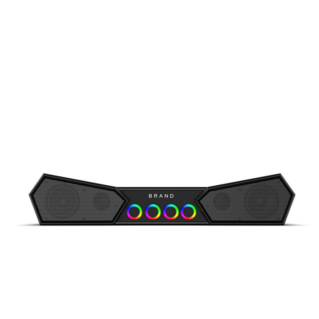 Home Desktop LED Light Soundbar Wireless Speaker Mini Portable Bluetooth Speaker