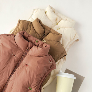 Gilet à la mode pour filles et garçons, vêtement d'extérieur épais et chaud <span class=keywords><strong>sans</strong></span> manches, broderie imprimée, vêtements pour bébé, gilet en duvet pour enfant - Product Image 3