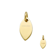 Bijoux en or massif jaune véritable 14K fermoirs à feuilles personnalisés pour bracelets et colliers crochets de bricolage et accessoires de fermeture de chaîne