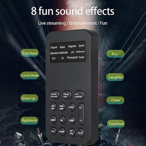 Dispositif de changement de voix miniature <span class=keywords><strong>pas</strong></span> <span class=keywords><strong>cher</strong></span> avec 8 effets sonores, 12 modes de changement de voix, <span class=keywords><strong>carte</strong></span> <span class=keywords><strong>son</strong></span> externe - Product Image 5