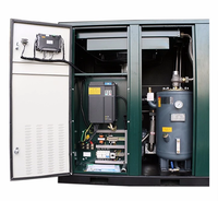 Compresseur d'air industriel à faible bruit 6/7/8/9 bars 22 kw à aimant permanent électrique à vis rotative