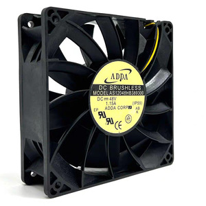 พัดลมไร้แปรงถ่าน ADDA DC ขนาด 120 มม. 48V 1.15A รุ่น AS12048HB389300 12038 รอบต่อนาที 12 ซม. แรงดันคงที่ สำหรับระบายความร้อนอุปกรณ์อิเล็กทรอนิกส์ - Product Image 2