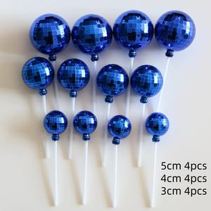 12 piezas/paquete <span class=keywords><strong>de</strong></span> Adornos <span class=keywords><strong>de</strong></span> Pastel <span class=keywords><strong>de</strong></span> Bola <span class=keywords><strong>de</strong></span> Discoteca <span class=keywords><strong>de</strong></span> Plástico, Decoraciones <span class=keywords><strong>de</strong></span> Pastel <span class=keywords><strong>de</strong></span> Feliz <span class=keywords><strong>Cumpleaños</strong></span> <span class=keywords><strong>para</strong></span> Fiesta Temática <span class=keywords><strong>de</strong></span> Discoteca - Product Image 5