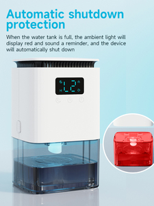 Portable Auto-Shut-Off LED Display Desiccant <b>Dehumidifier</b> for Home <b>Car</b> & RV Use-550 Pints/24h Capacity 300 Sq. Ft. Coverage - Product Image 2