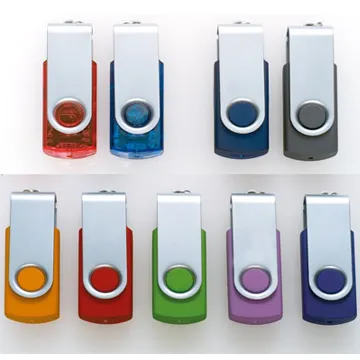 Logo personnalisé pivotant Usb 2.0 Usb 3.0 Flashs Clé USB 4 Go 8 Go 16 Go 32 Go 64 Go 128 Go Clé USB Twister Clé USB Clé USB