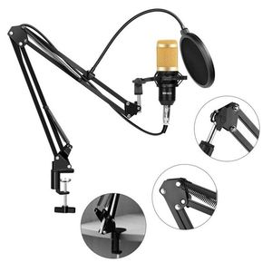 Micrófono condensador BM 800 <span class=keywords><strong>con</strong></span> <span class=keywords><strong>brazo</strong></span> de montaje en Choque, soporte de tijera, filtro Pop - Product Image 2