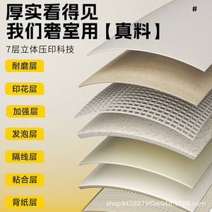 Papel Tapiz Autoadhesivo de Vinilo con Patrón Geométrico, Diseño Minimalista para Sala de Estar, Insonorizante, para Uso Doméstico - Product Image 5