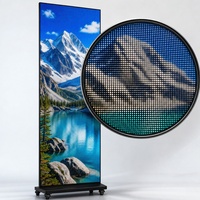 Affichage LED sans soudure 640x1920 P1.53 GOB 4K, service frontal, luminosité 500 cd, garantie 3 ans pour la promotion de la santé en pharmacie