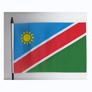 Namibia Stick Flag Namibian Small Mini Hand Held Flags 5x8 Inch