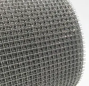 65mn Stainless Steel Replacement Crimped Wire Mesh Sand Gravel Crusher Hooked Vibrating Sieve Screen Mesh For Mining And Quarry