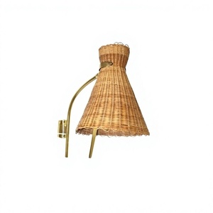 Lámpara colgante de ratán tejida a mano, lámpara colgante de mimbre para cocina, Isla, sala de estar - Product Image 1
