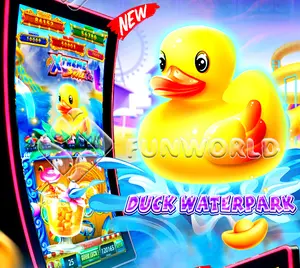 Sala de juegos del club 2024, máquina de juego de habilidad popular de EE. UU., tablero Duck Water Park Xtreme nudge game