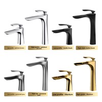 Robinet de lavabo en cuivre de style nordique, monocommande eau chaude et froide, monotrou, pour lavabo de salle de bain sur comptoir, avec cartouche en céramique