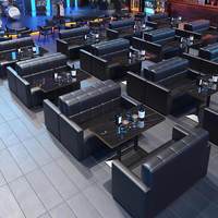 Ensemble de bar en pierre sur mesure avec structure en fer, style industriel ancien, mobilier commercial pour bar et salle à manger
