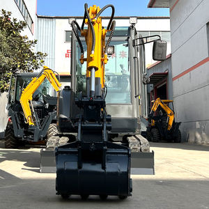 무료 배송 미니 굴삭기 마이크로 배거 2.5톤 EPA 농장용 신형 크롤러 굴착기 쿠보타 엔진 소형 굴삭기 가정용 기계 - Product Image 4