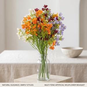 <span class=keywords><strong>Fleur</strong></span> artificielle Daphné à tige unique, rose vintage en soie, pour décoration de table de printemps, de ferme ou de mariage - Product Image 1