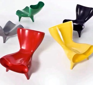 Vendas diretas de fábrica, venda direta atacado e agente de varejo, cadeira de design de escultura de moldagem integrada - Product Image 6
