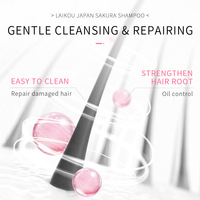 Gel Douche Corps et Cheveux Réparateur Bio Sakura, Blanchissant, Hydratant, Nourrissant, Anti-Pelliculaire et Contrôle du Sébum