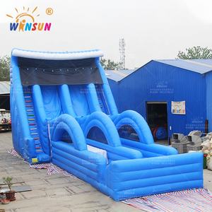 WINSUN Toboggan aquatique gonflable pas cher, toboggan aquatique gonflable commercial avec piscine, toboggans aquatiques gonflables - Product Image 6