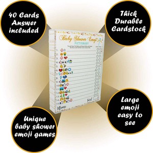 Custom Fun Guessing Games Girls <strong>Boys</strong> Babies Gender Neutral Ideas New Baby Cards for Shower <strong>Party</strong> - Product Image 4