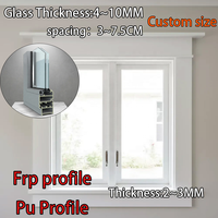 Proveedor de Ventanas de PU, Fábrica de Perfiles de Fibra de Vidrio FRP Personalizados, Varias Especificaciones, Perfiles para Puertas y Ventanas