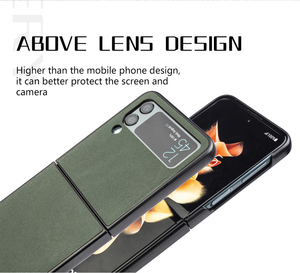 เคส <span class=keywords><strong>Z3</strong></span> <span class=keywords><strong>Flip</strong></span> 5G สำหรับ Samsung <span class=keywords><strong>Galaxy</strong></span> Z <span class=keywords><strong>Flip</strong></span> 3 เคสหนัง PU สำหรับโทรศัพท์แบบพับได้ - Product Image 5