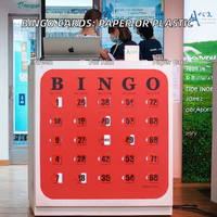 Cartes de bingo en papier écologiques Huaxi Mazaifei avec fenêtre mobile et marqueur de bingo BG-01