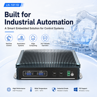 Mini PC Silencioso y Compacto con Amplios Puertos de Entrada/Salida, LAN, USB, COM, HD, VGA y Almacenamiento para Automatización Empresarial, Compatible con Windows y Linux