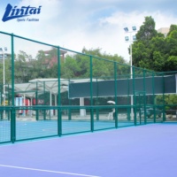 Clôture de stade modulaire sans soudure et facile à installer, barrière sportive pour écoles, filet de protection pour parcs de basketball, filet de clôture pour terrains de football