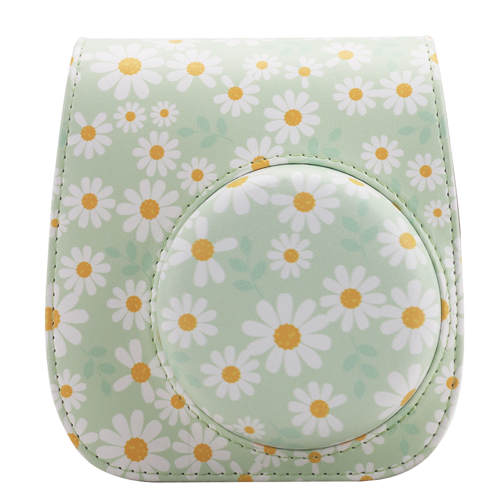 Patrón floral verde