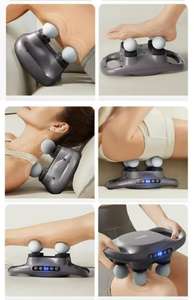 Deep Tissue Ganzkörper massage gerät Fitness Leistungs starkes persönliches Haushalts gerät 20 Speed 4 Ball Heads Muskel massage pistole - Product Image 5