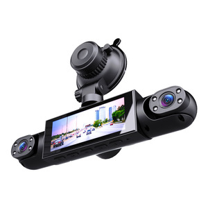 מצלמת <span class=keywords><strong>dvr</strong></span> מכונית 1080p <span class=keywords><strong>4</strong></span> ערוצים עם תצוגת HD קדמי וערוצי hd עם ראיית לילה G חיישן לולאה הקלטה Dashcam - Product Image 2