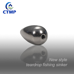 New Tungsten <span class=keywords><strong>Teardrop</strong></span> Mồi Câu Cá Với Lỗ Câu Cá Trọng Lượng - Product Image 3