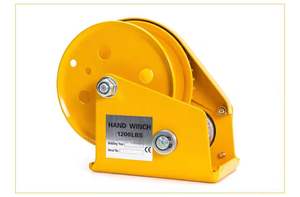 כננת ידנית מפלדה 1200/1800/2600 ליברות, ניידת, מופעלת ידנית, קטנה, ימית ורכבית (גובה הרמה 30 מטר עם בלם) - Product Image 5