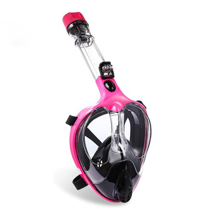 Máscara de Snorkel de Cara Completa HhaoSport para Niños, Antiderrames, con Soporte para Cámara, para Natación - Product Image 2